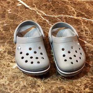 Toddler Crocs size 6 Grey